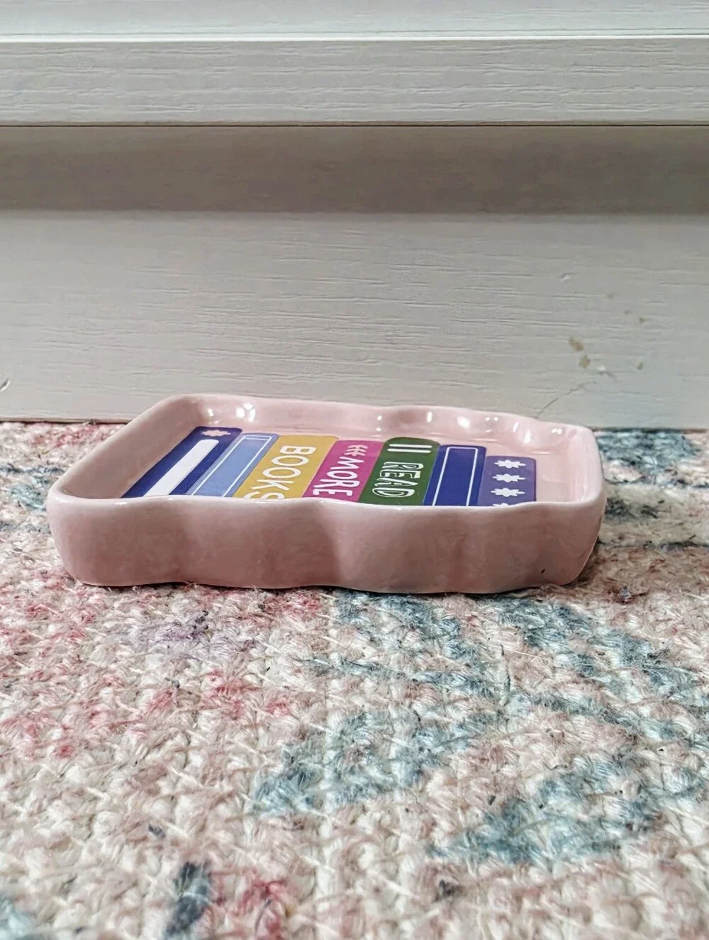 Target Bullseye Playground 2026 Mini Ceramic Trinket Tray - Read More Books